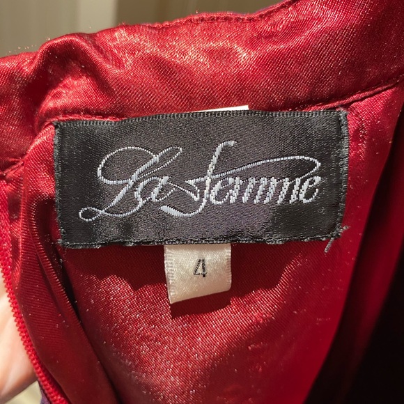 Burgundy sequin prom dress - Picture 5 of 5